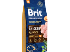 Brit premium by nature adult m 15 kg